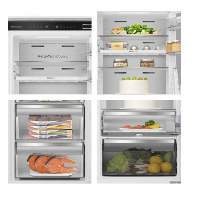 Hisense RB5B250SSWC1 Integrated 60/40 Total No Frost Smart Fridge Freezer