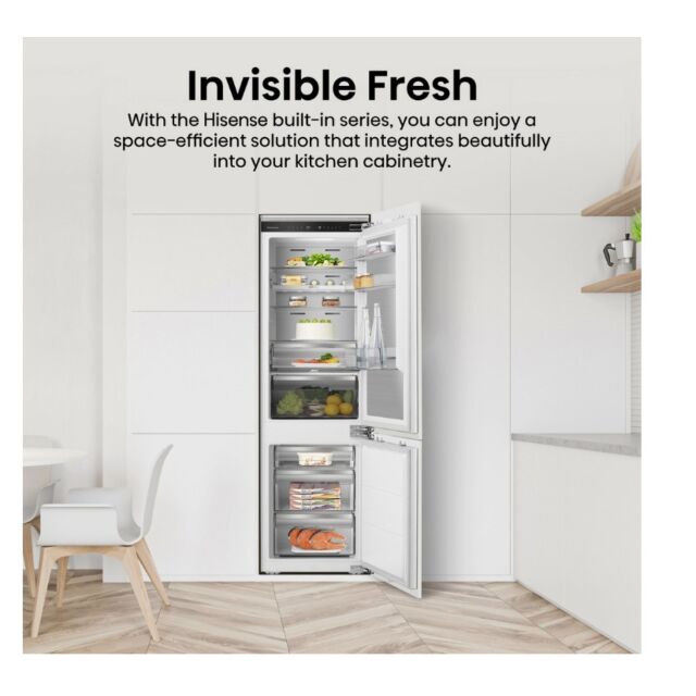 Hisense RB5B250SSWC1 Integrated 60/40 Total No Frost Smart Fridge Freezer