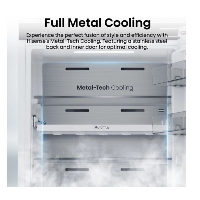 Hisense RB5B250SSWC1 Integrated 60/40 Total No Frost Smart Fridge Freezer