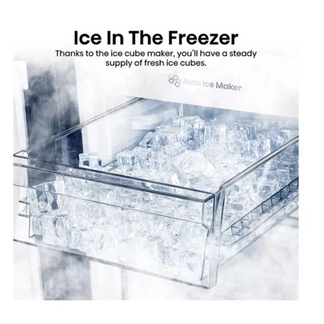 Hisense RQ5P470SYFD Total No Frost American Fridge Freezer - Black