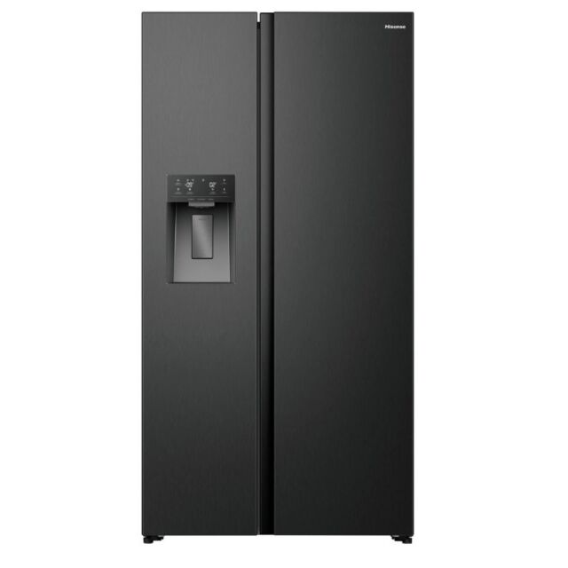 Hisense RS5P528STBE Pureflat Total No Frost American Side By Side - Black
