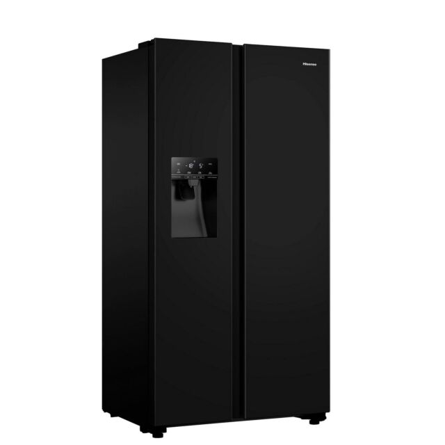Hisense RS694N4TBE 91Cm Fridge Freezer - Black