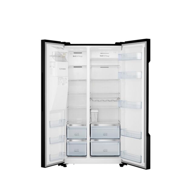 Hisense RS694N4TBE 91Cm Fridge Freezer - Black