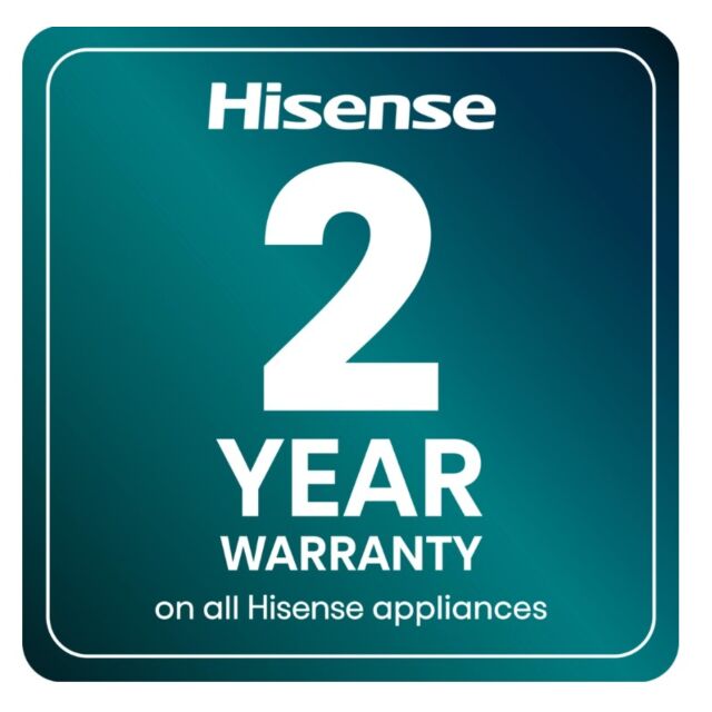Hisense WF1Q1041BW 10Kg 1400 Spin, Steam Washing Machine - White