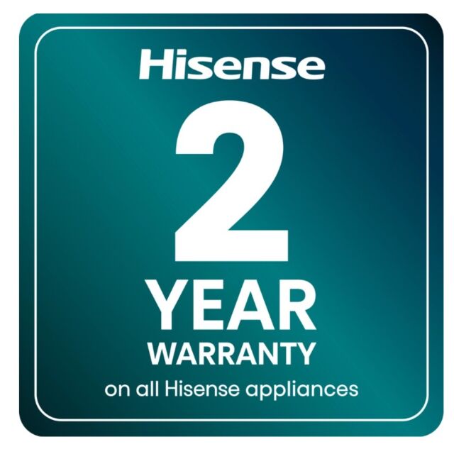 Hisense WF1Q8041BW 8Kg 1400 Spin, Steam Washing Machine - White