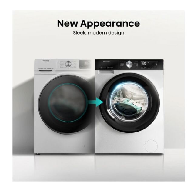 Hisense WF3S1043BW3 10.5Kg 1400 Spin Washing Machine - White