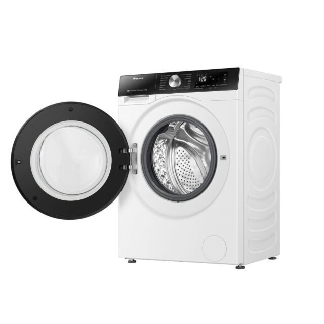 Hisense WF3S1243BW3 12Kg 1400 Spin, Steam Washing Machine - White