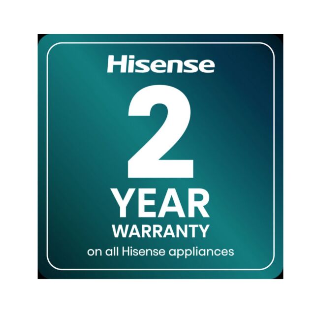Hisense WF3S8043BB3 8Kg 1400 Spin Washing Machine - Black