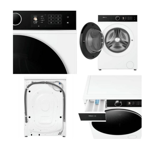 Hisense WF5I9043BWFS 9Kg 1400 Spin Washing Machine - White