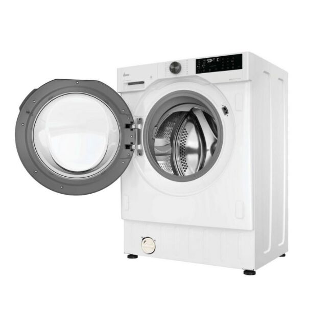 Hoover BH4S696M6DR9-80 9Kg/6Kg 1600 Spin Built In Washer Dryer - White & Anthracite Door