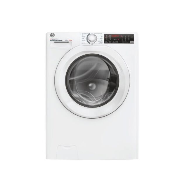 Hoover BH4S69M6DR9J-80 9Kg 1600 Spin Built In Washing Machine - White & Anthracite