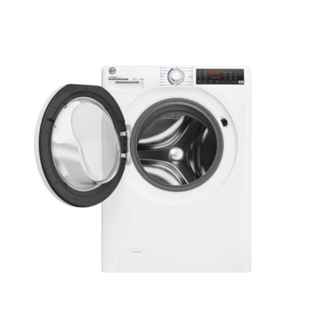 Hoover BH4S69M6DR9J-80 9Kg 1600 Spin Built In Washing Machine - White & Anthracite