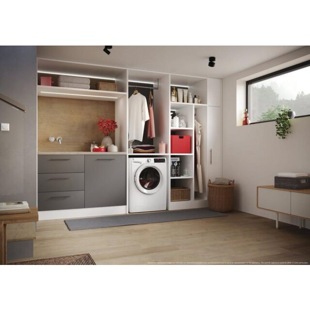Hoover H3DPS4866TAM6 8Kg/6Kg 1400 Spin Washer Dryer - White