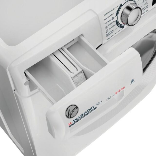 Hoover H3DPS4866TAM6 8Kg/6Kg 1400 Spin Washer Dryer - White