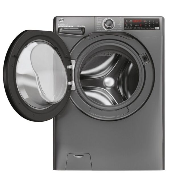 Hoover H3WPS4106TAMBR 10Kg, 1400 Spin Washing Machine - Graphite