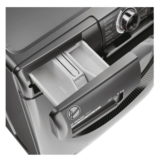 Hoover H3WPS496TAMBR68 9Kg 1400 Spin Washing Machine - Graphite