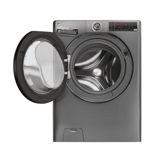 Hoover H3WPS496TAMBR68 9Kg 1400 Spin Washing Machine - Graphite