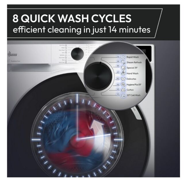 Hoover HGD 4109C-80 10kg 1400 Spin Washing Machine - White