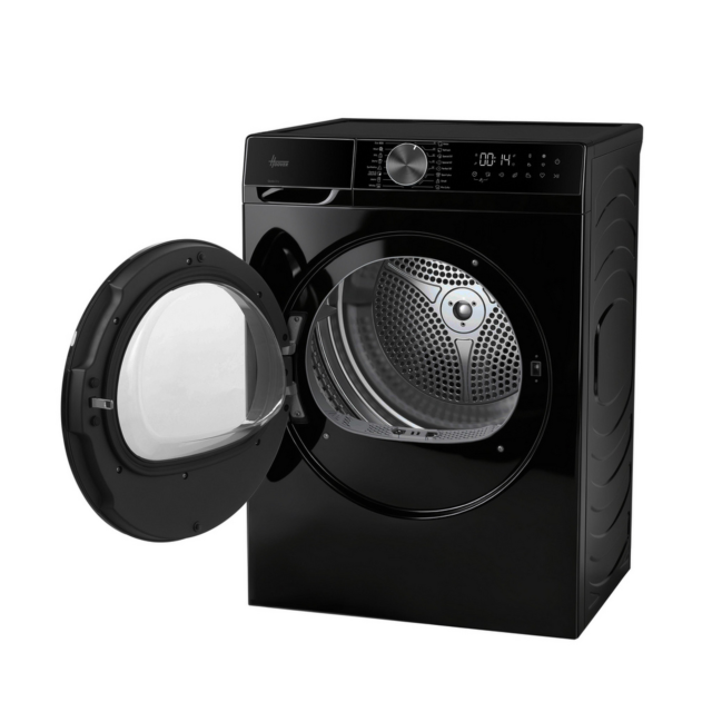 Hoover HGD 8N2BBC-80 Hgd 8N2c-800 8Kg Heat Pump Tumble Dryer - Black