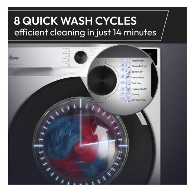Hoover HGWD 485S8C-80 5Kg/1400 Spin Washer Dryer - White