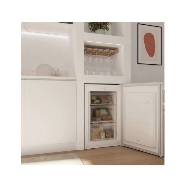 Hoover HONUQ2L58EWHK 54.5Cm Low Frost Undercounter Freezer - White