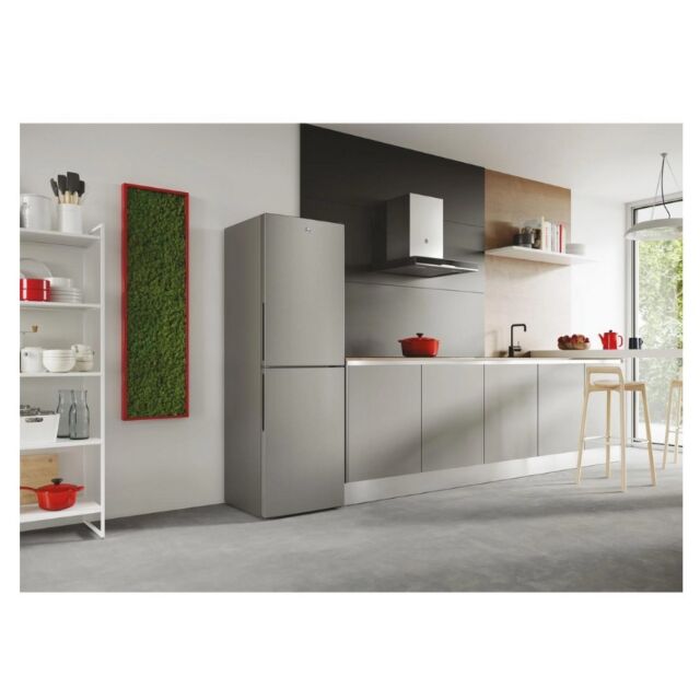 Hoover HVT3CLECKIHS-1 54.5Cm 50/50 Low Frost Fridge Freezer - Silver