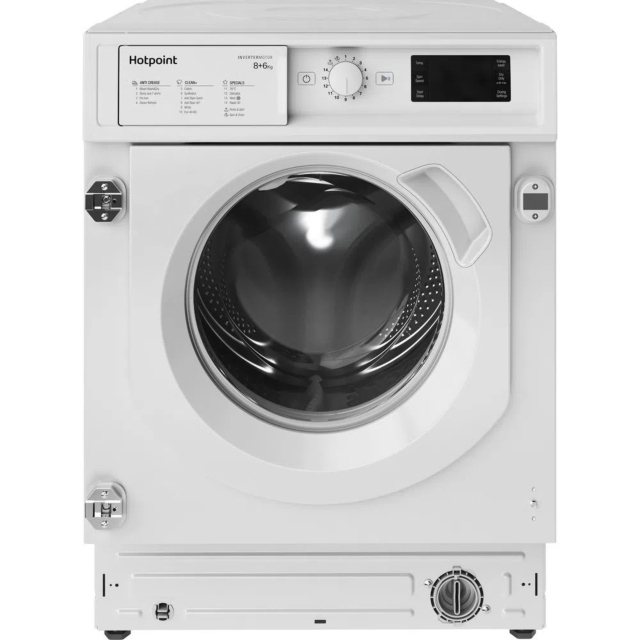 Hotpoint BIWDHG861485 Biwdhg861485 8Kg/6Kg 1400 Spin Integrated Washer Dryer - White