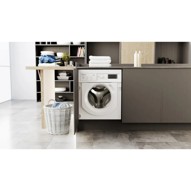 Hotpoint BIWDHG861485 Biwdhg861485 8Kg/6Kg 1400 Spin Integrated Washer Dryer - White