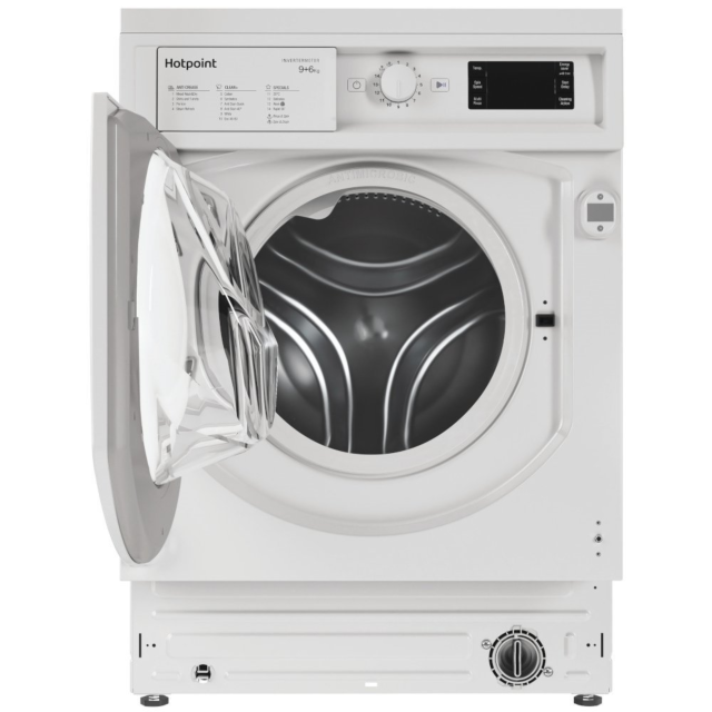 Hotpoint BIWDHG961485 9kg/6kg 1400 Spin Integrated Washer Dryer - White