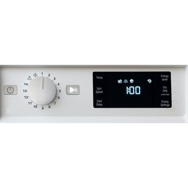 Hotpoint BIWDHG961485 9kg/6kg 1400 Spin Integrated Washer Dryer - White