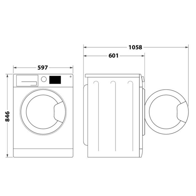 Hotpoint CHDC92WWGDUK 9Kg Condenser Tumble Dryer - White