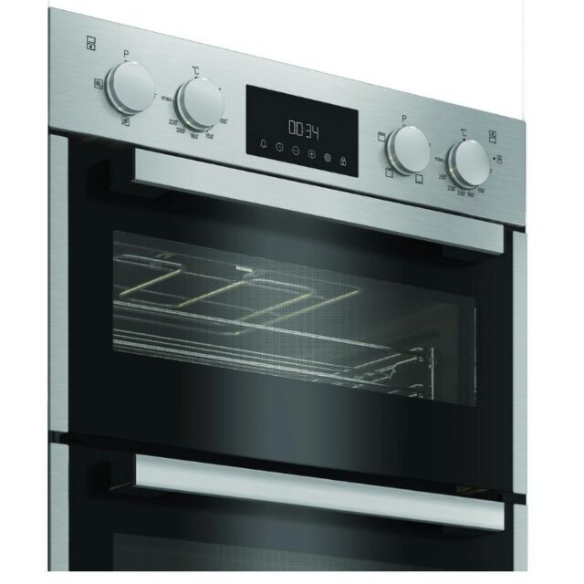 Hotpoint DIH10DIX 59.4Cm Built In Electric Double Oven - Silver