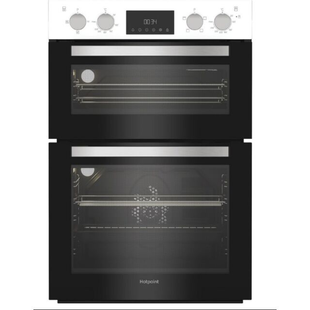 Hotpoint DIH10DW 89Cm Built In Electric Double Oven - White