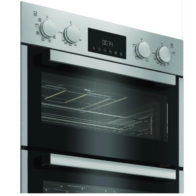 Hotpoint DIH82DIX Dih82dix 59.4Cm Built In Electric Double Oven - Stainless Steel