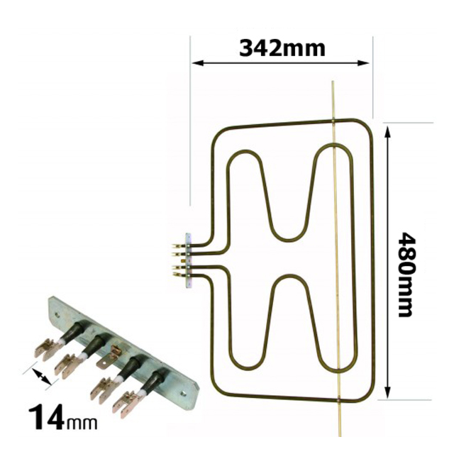 Ariston - Cannon - Hotpoint Grill Element ELE2112