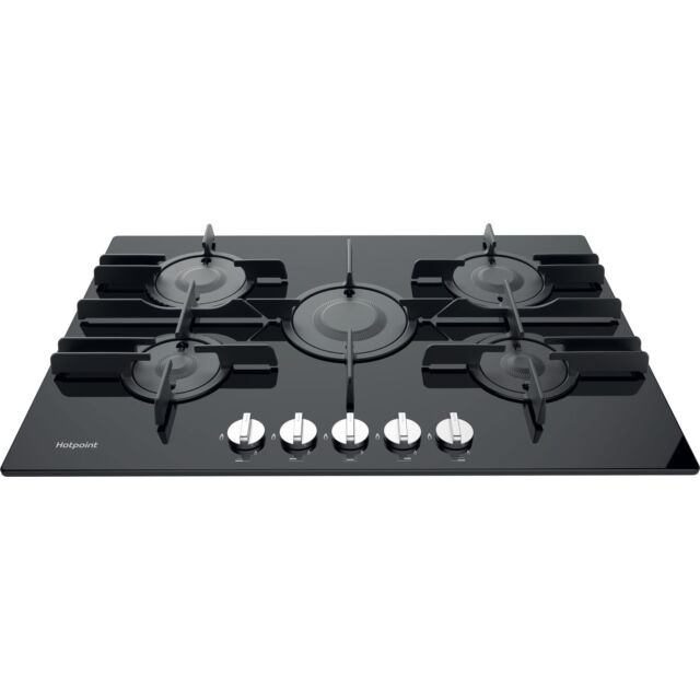 Hotpoint FTGHG751DHBK 750 Gass On Glass Hob
