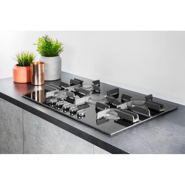 Hotpoint FTGHG751DHBK 750 Gass On Glass Hob