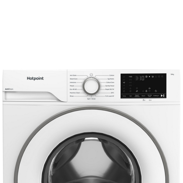 Hotpoint H101ANTISTAI H101antistain 10Kg 1400 Spin Washing Machine - White