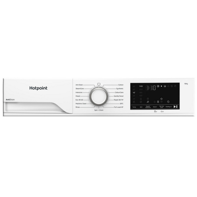 Hotpoint H101ANTISTAI H101antistain 10Kg 1400 Spin Washing Machine - White