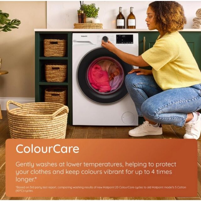 Hotpoint H101BANTIST Ain Uk 10Kg 1400 Spin Washing Machine - Black