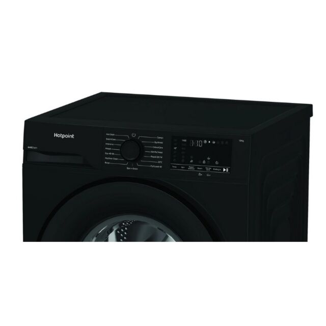 Hotpoint H101BANTIST Ain Uk 10Kg 1400 Spin Washing Machine - Black