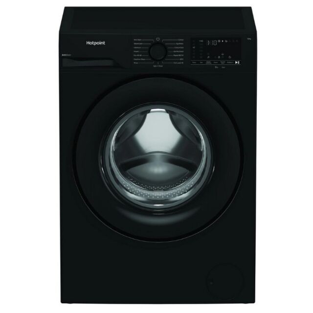 Hotpoint H101BANTIST Ain Uk 10Kg 1400 Spin Washing Machine - Black