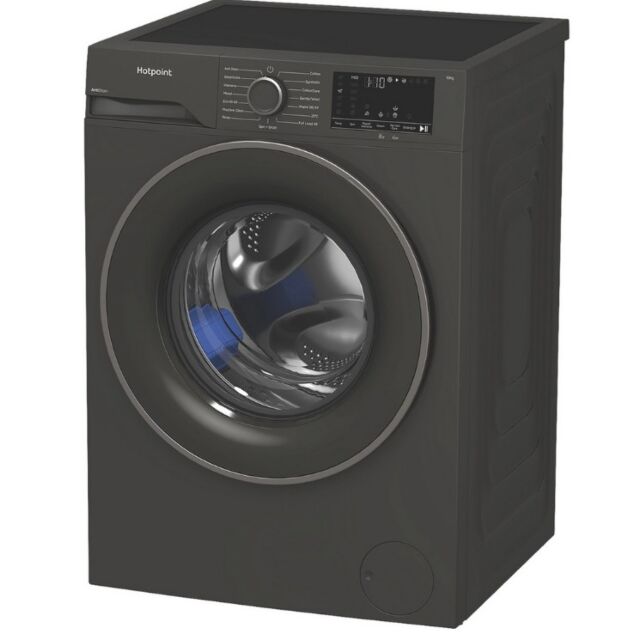 Hotpoint H101GANTISTAIN 10Kg 1400 Spin Washing Machine With Pethaircare - Graphite
