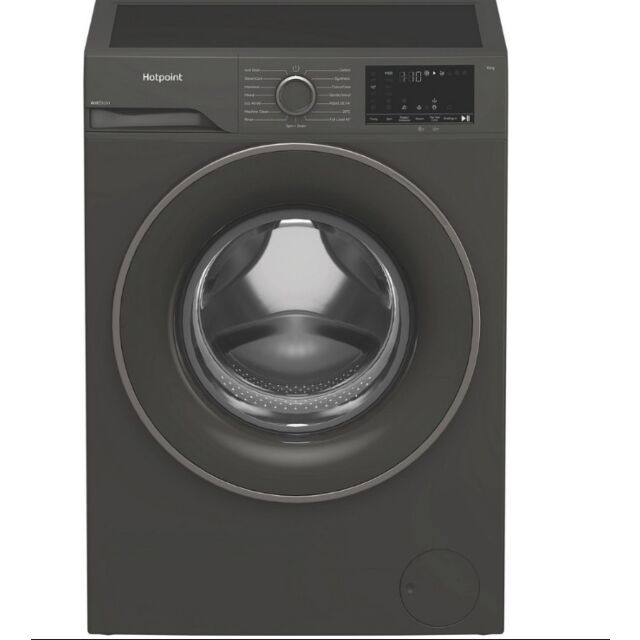 Hotpoint H101GANTISTAIN 10Kg 1400 Spin Washing Machine With Pethaircare - Graphite