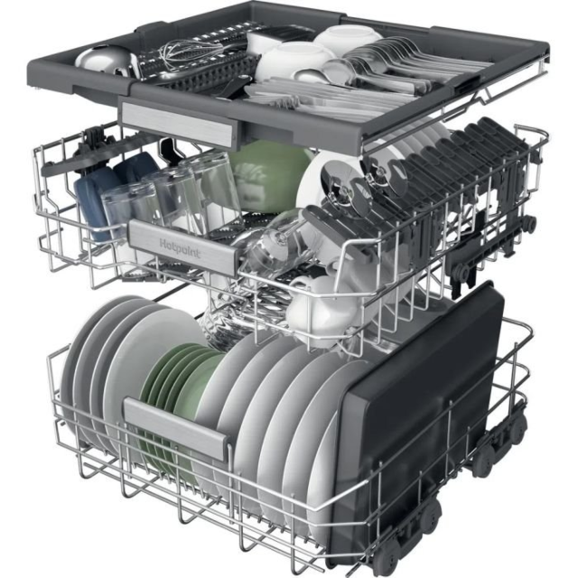 Hotpoint H7F HP43 X UK H7fhp43xuk Dishwasher - Inox - 15 Place Settings