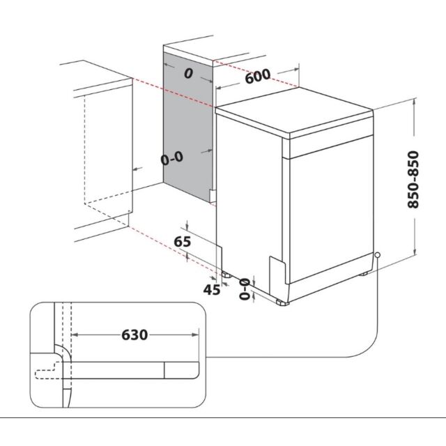 Hotpoint H7FHP43WUK Maxi Space H7fhp43wuk Dishwasher With Third Rack - White - 15 Place Settings