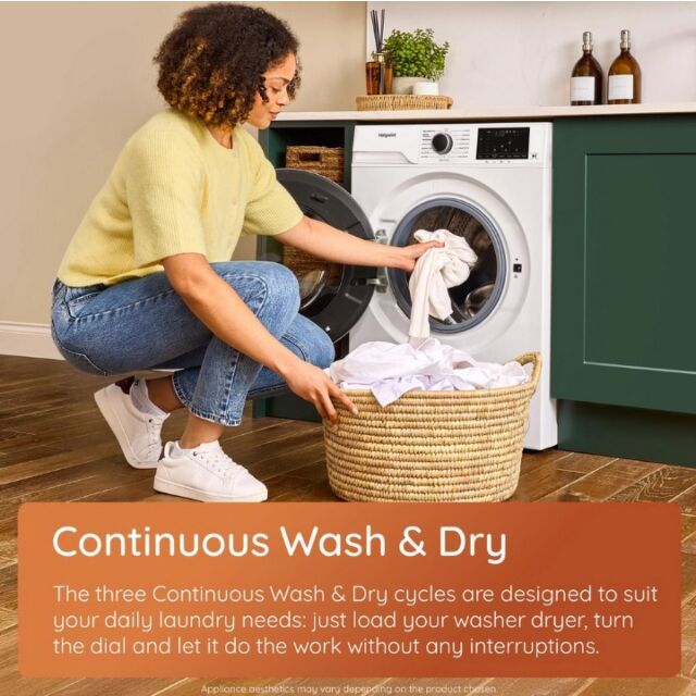 Hotpoint Hbd8680gantistainuk 8Kg 1400 Spin Washing Machine - Graphite
