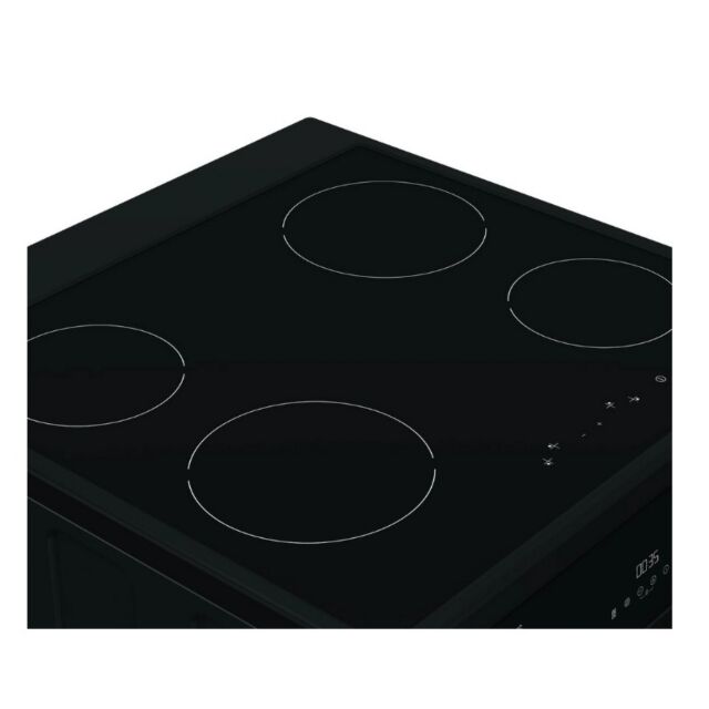 Hotpoint HDME6VDC2AB 60Cm Double Oven Electric Cooker With Ceramic Hob - Black