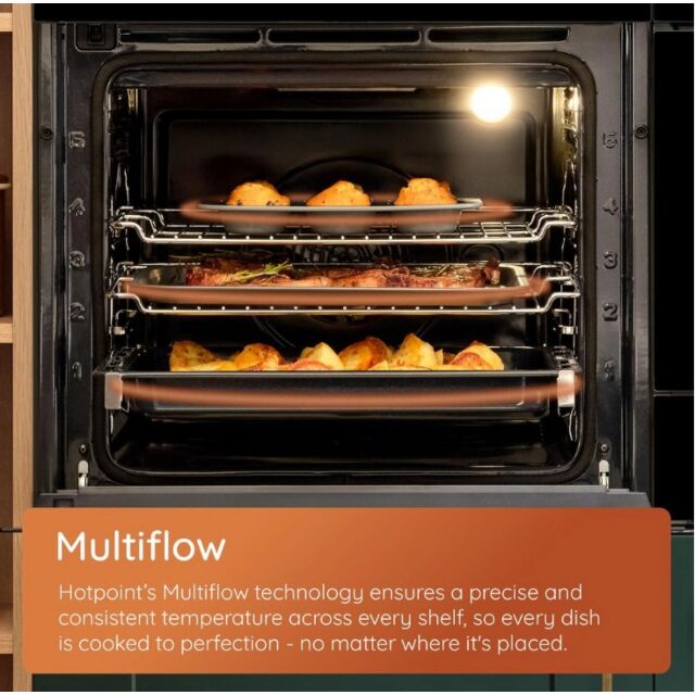 Hotpoint HO255HXUK Ho255hxuk 59.5Cm Built In Electric Single Oven - Stainless Steel