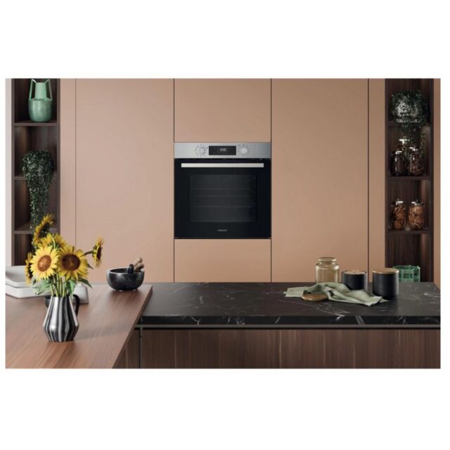 Hotpoint HO278PXUK 60Cm Built In Electric Single Oven - Silver
